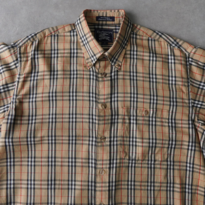 1970〜1980s Logo Embroidery Check Shirt - NEWSED