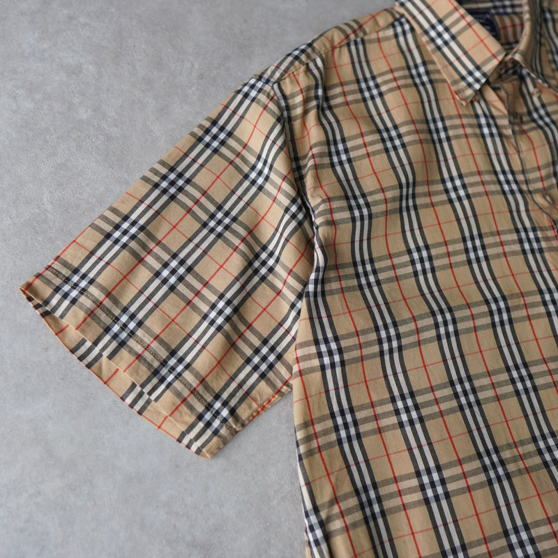 1970〜1980s Logo Embroidery Check Shirt - NEWSED