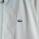 アイゾッド ラコステ 1970's ヴィンテージ 糸巻きタグ ブルゾン ドリズラージャケット ロゴパッチ パステルブルー - NEWSED