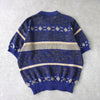 1970's Short Sleeve Polo Sweater