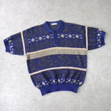 1970's Short Sleeve Polo Sweater - NEWSED