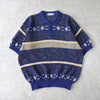 1970's Short Sleeve Polo Sweater