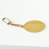 Gucci Plus 1970s-1980s Vintage Guarantee Medal Charm Strap in Silver/Gold Combination
