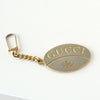 Gucci Plus 1970s-1980s Vintage Guarantee Medal Charm Strap in Silver/Gold Combination