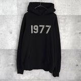 エフオージー エッセンシャルズ 1977 フーディー パーカー ブラック - NEWSED