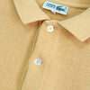 衬裙 Lacoste 1980 年代复古徽章徽标 Polo 针织黄色