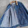 1980's-1990's Corduroy Collar Box Denim Jacket
