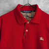 1980's-1990's Logo Embroidery Long Sleeve Polo Shirt