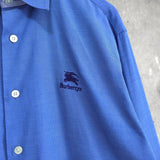 1980's - 1990's Logo Embroidery Shirt - NEWSED