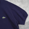 Lacoste 1980 年代海军蓝徽标短袖 Polo 衫