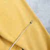 衬裙 Lacoste 1980 年代复古徽章徽标 Polo 针织黄色