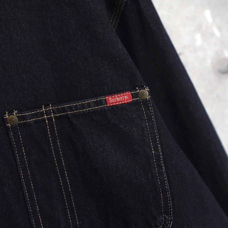 1980's Corduroy Collar Denim Jacket - NEWSED