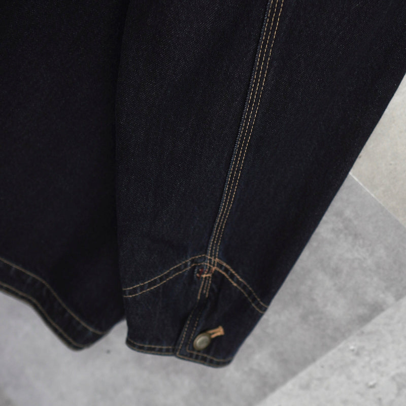 1980's Corduroy Collar Denim Jacket - NEWSED