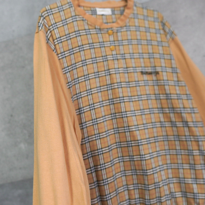 1980's Henry Neck Long Sleeve Top - NEWSED