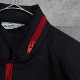 1980's Logo Embroidery Nylon Track Jacket - NEWSED