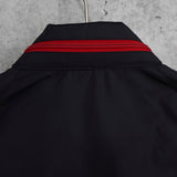 1980's Logo Embroidery Nylon Track Jacket - NEWSED