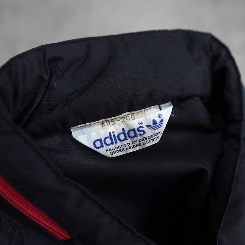 1980's Logo Embroidery Nylon Track Jacket - NEWSED