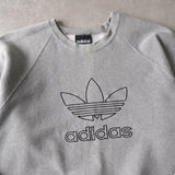 1980's Logo Embroidery Sweatshirt - NEWSED