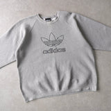 1980's Logo Embroidery Sweatshirt - NEWSED