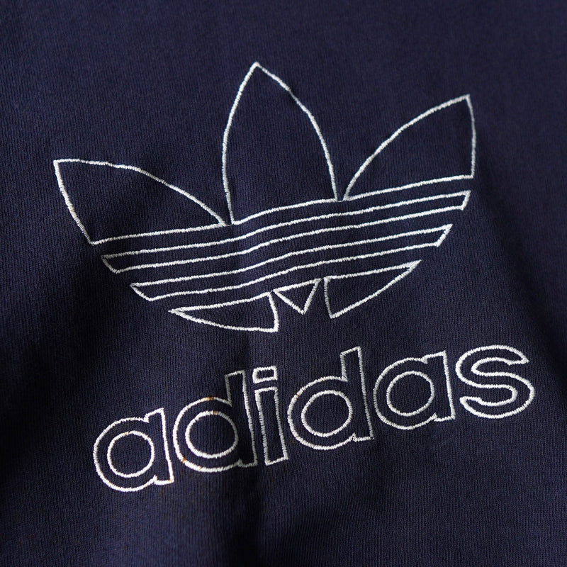 1980's Logo Embroidery Sweatshirt - NEWSED