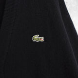 1980's Logo Patch Wool Cardigan - NEWSED
