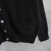 1980's Logo Patch Wool Cardigan