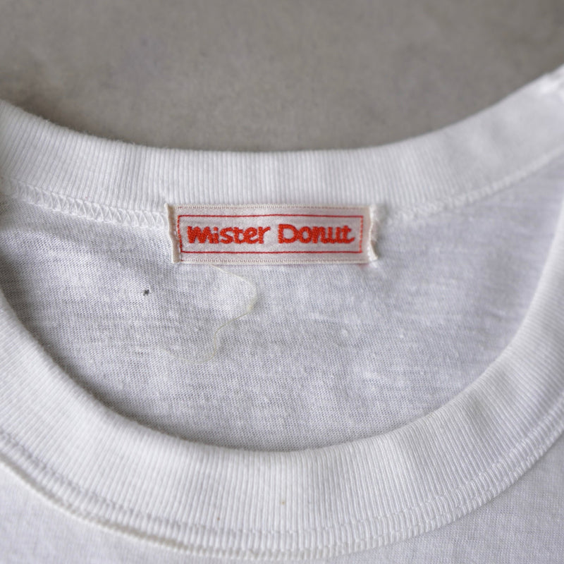 1980's mister Donunt Print Tee Shirt - NEWSED