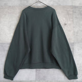 1980's One Point Shadow Man Logo Embroidery Sweatshirt - NEWSED