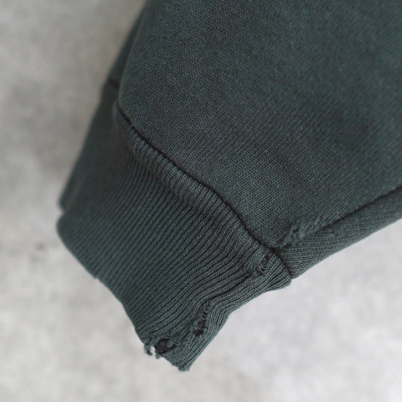 1980's One Point Shadow Man Logo Embroidery Sweatshirt - NEWSED