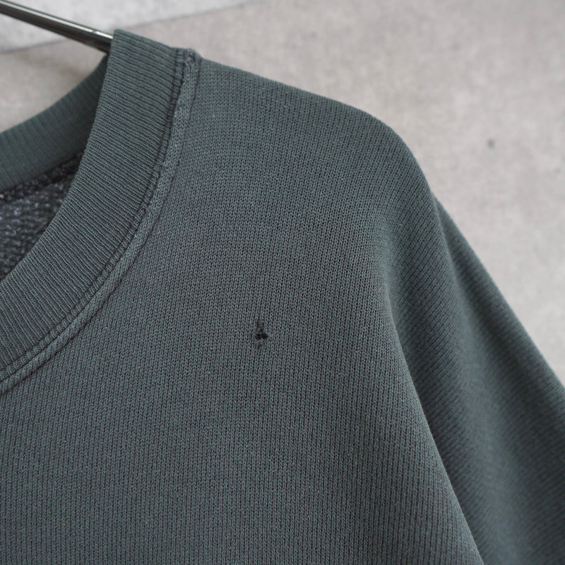 1980's One Point Shadow Man Logo Embroidery Sweatshirt - NEWSED