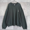 1980's One Point Shadow Man Logo Embroidery Sweatshirt