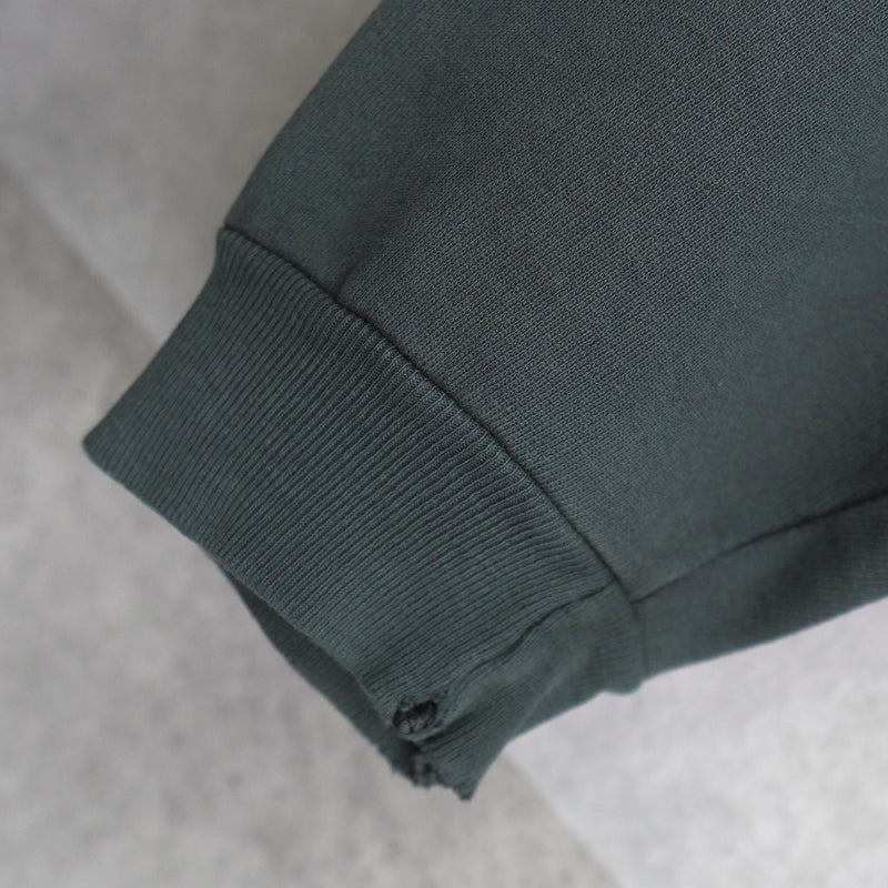 1980's One Point Shadow Man Logo Embroidery Sweatshirt - NEWSED
