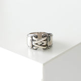 1980's Vintage Mexico Silver Ring - NEWSED