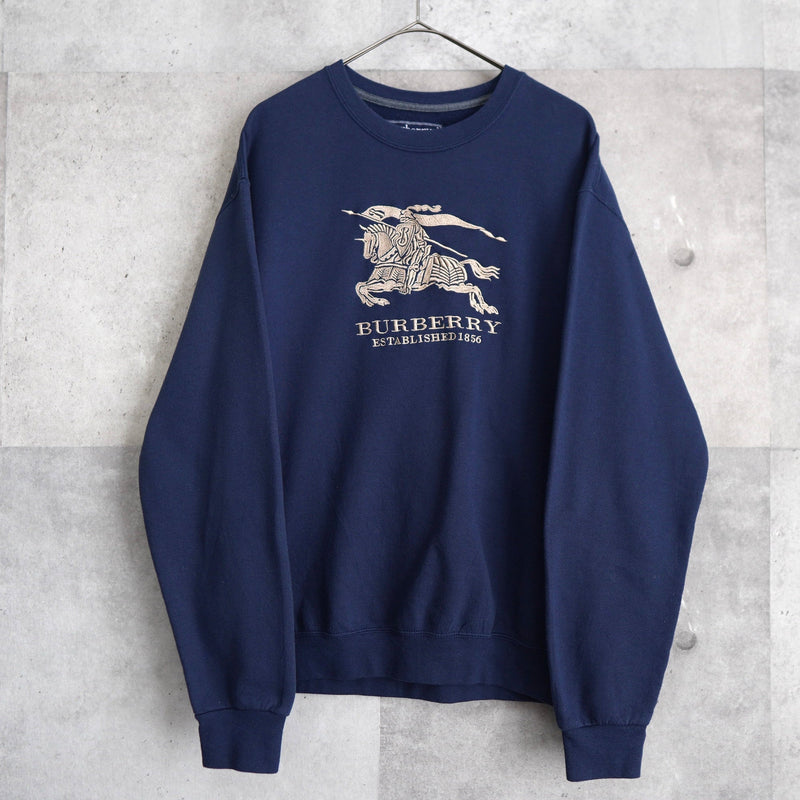 1980's〜1990's Big Logo Embroidery Sweatshirt | Made in England - NEWSED
