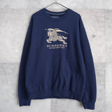 1980's〜1990's Big Logo Embroidery Sweatshirt | Made in England - NEWSED