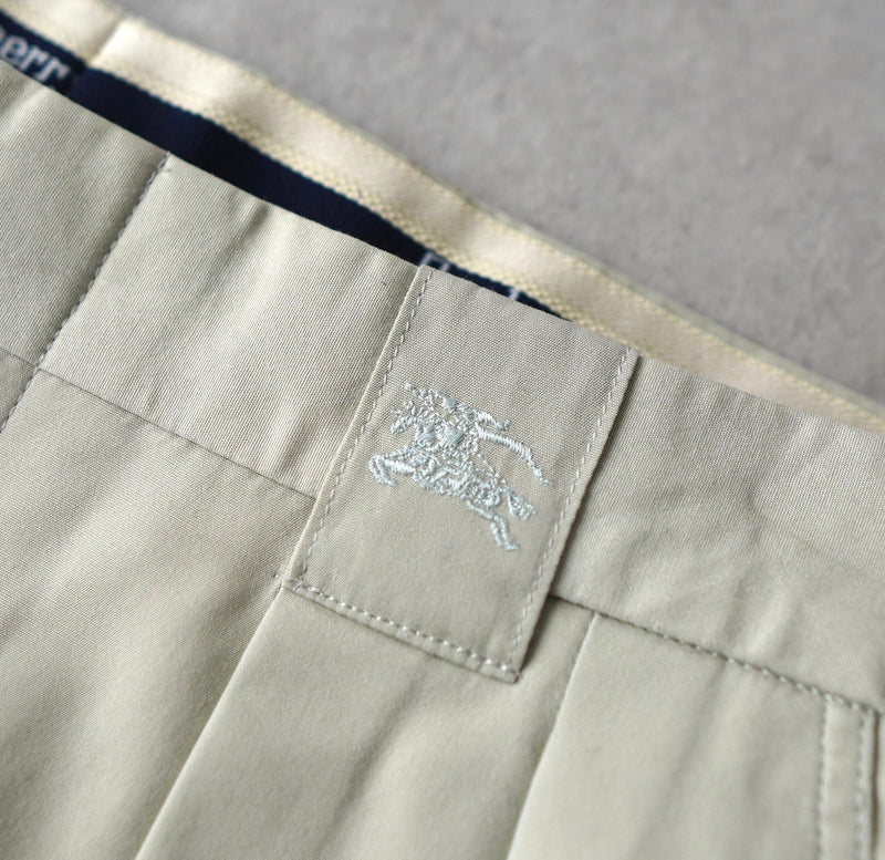 1980's〜1990's Two - tuck Cotton Trousers - NEWSED