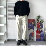1980's〜1990's Two - tuck Cotton Trousers - NEWSED