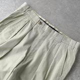 1980's〜1990's Two - tuck Cotton Trousers - NEWSED