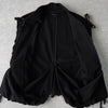 コムデギャルソン 1990年製 変形 ジッパー ベスト レディース ブラック