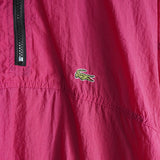 ラコステ 1990's ヴィンテージ ナイロンプルオーバー アノラックパーカー ピンク - NEWSED
