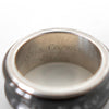 Tiffany 1990's Narrow 1837 Silver 925 Titanium Black Ring Size 10