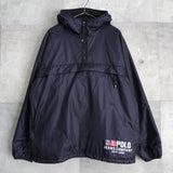 1990's - 2000's Nylon Anorak Hoodie - NEWSED