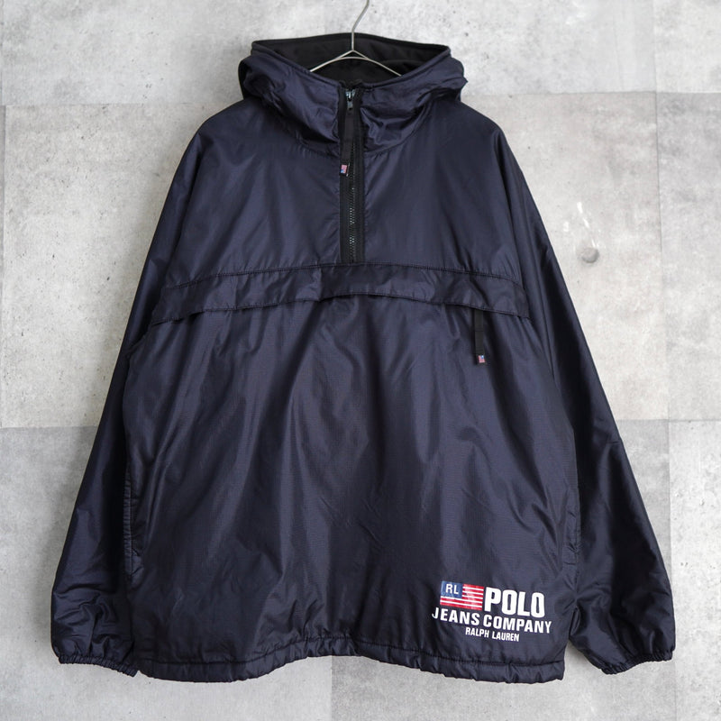 1990's - 2000's Nylon Anorak Hoodie - NEWSED