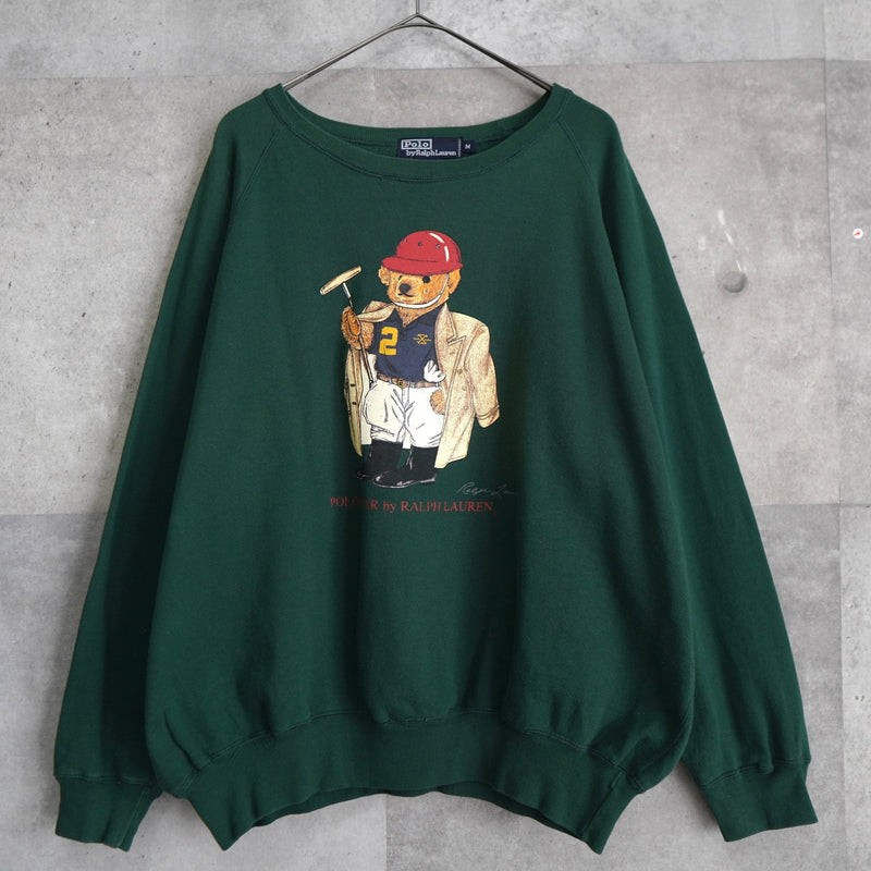 1990's - 2000's Polo Bear Sweatshirt - NEWSED