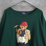 1990's - 2000's Polo Bear Sweatshirt - NEWSED