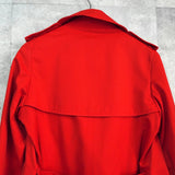 バーバリー 1990's ヴィンテージ ノバチェック裏地 トレンチコート レッド - NEWSED