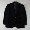 イヴサンローラン 1990's ヴィンテージ 太畝 コーデュロイ シングル テーラードジャケット 総裏地 ブラック
