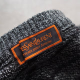 イヴ サンローラン 1990's ヴィンテージ 総柄 ニット グレー - NEWSED