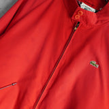 アイゾッド ラコステ 1990's ヴィンテージ 中綿ジャケット ブルゾン ロゴパッチ レッド - NEWSED