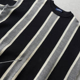 イヴ サンローラン 1990's ヴィンテージ ニット ストライプ柄 ブラック - NEWSED